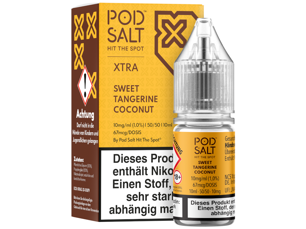 Pod Salt X - Sweet Tangerine Coconut - Nikotinsalz Liquid