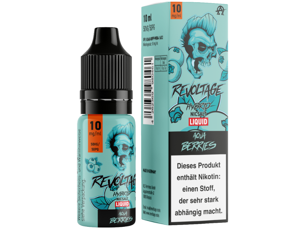 Revoltage - Aqua Berries - Hybrid Nikotinsalz Liquid