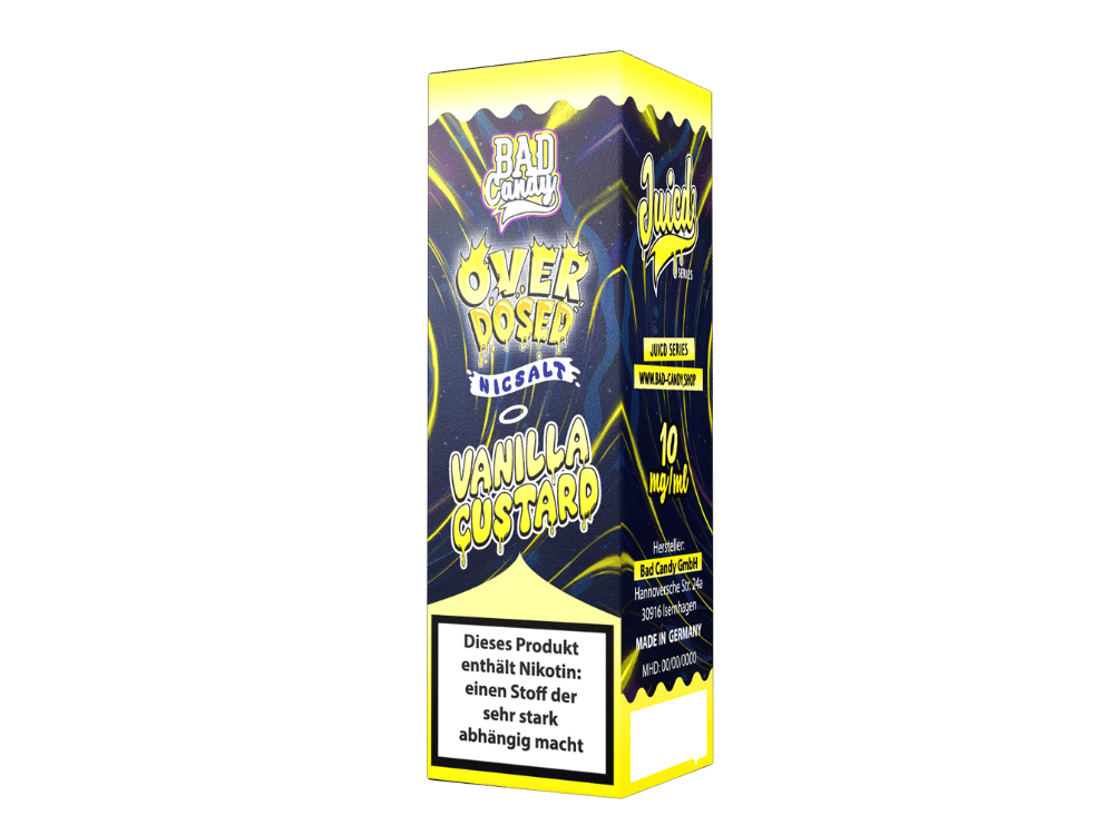 Bad Candy Liquids - Juicd - Overdosed Vanilla Custard - Nikotinsalz Liquid