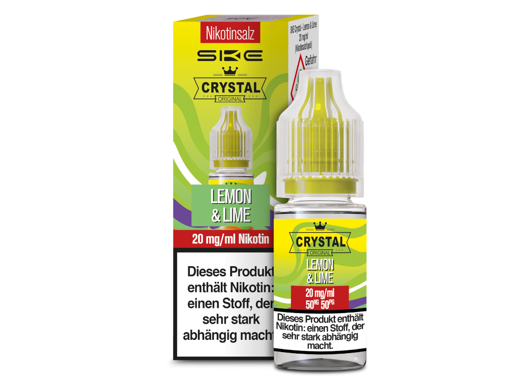 SKE - Crystal - Lemon & Lime - Nikotinsalz Liquid