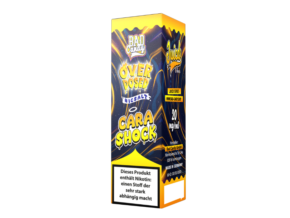 Bad Candy Liquids - Juicd - Overdosed Cara Shock - Nikotinsalz Liquid