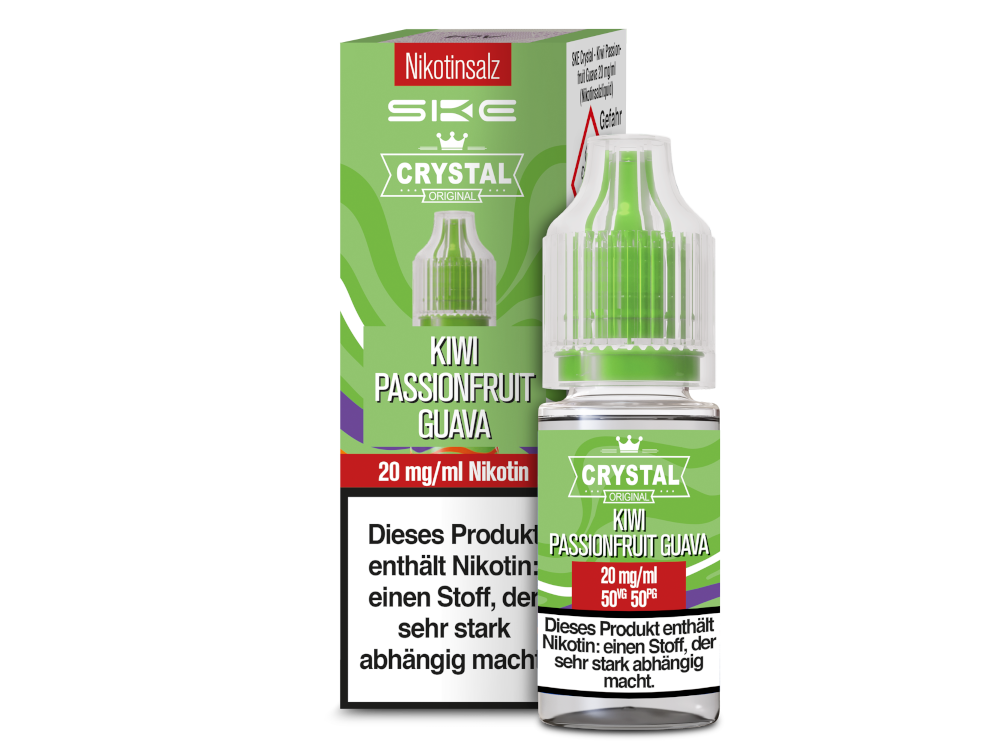 SKE - Crystal - Kiwi Passionfruit Guava - Nikotinsalz Liquid