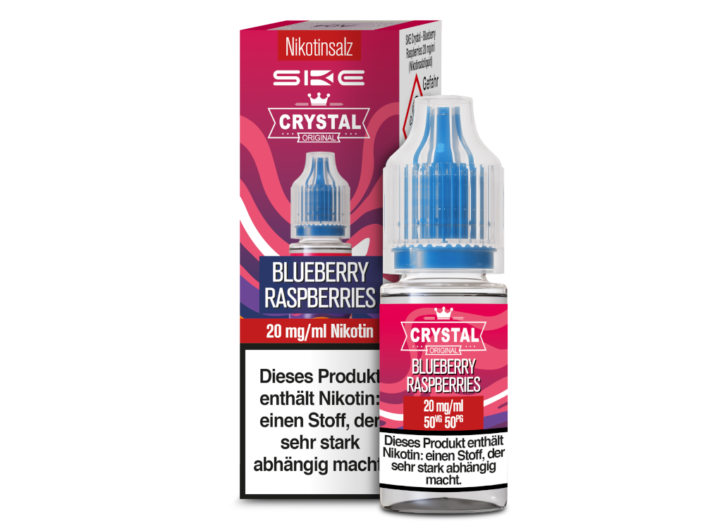 SKE - Crystal - Blueberry Raspberries - Nikotinsalz Liquid