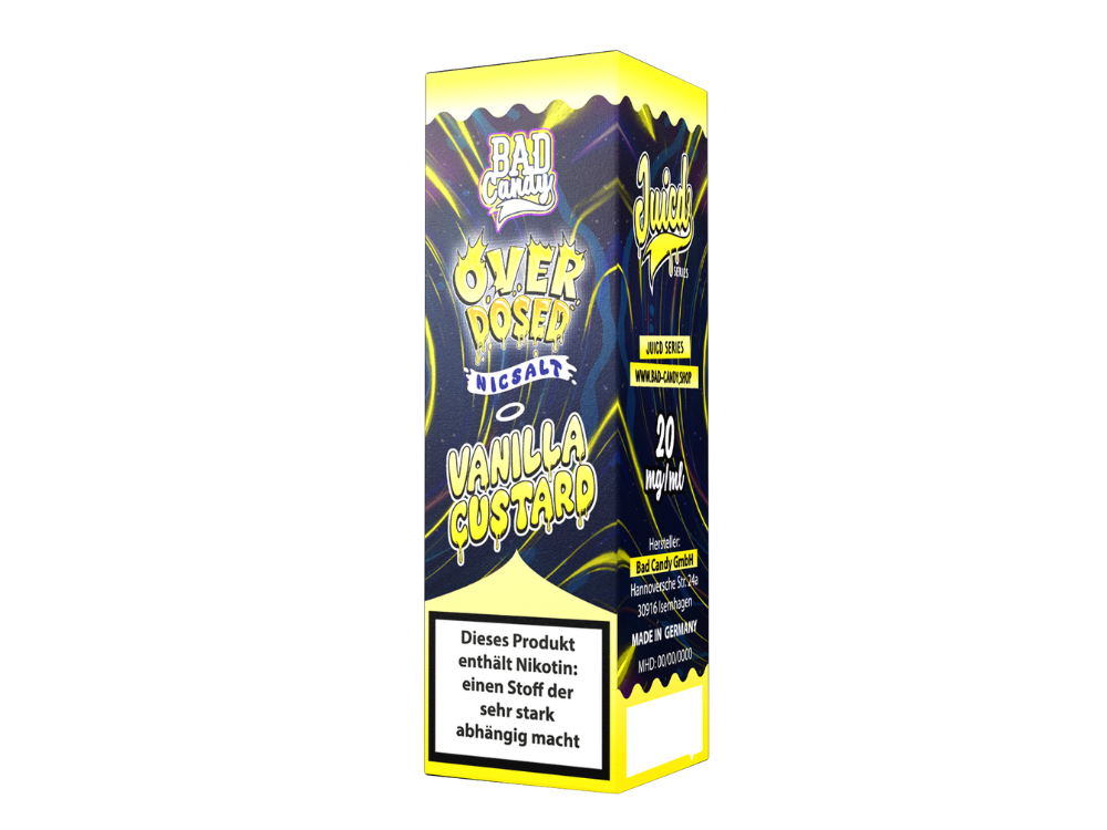 Bad Candy Liquids - Juicd - Overdosed Vanilla Custard - Nikotinsalz Liquid