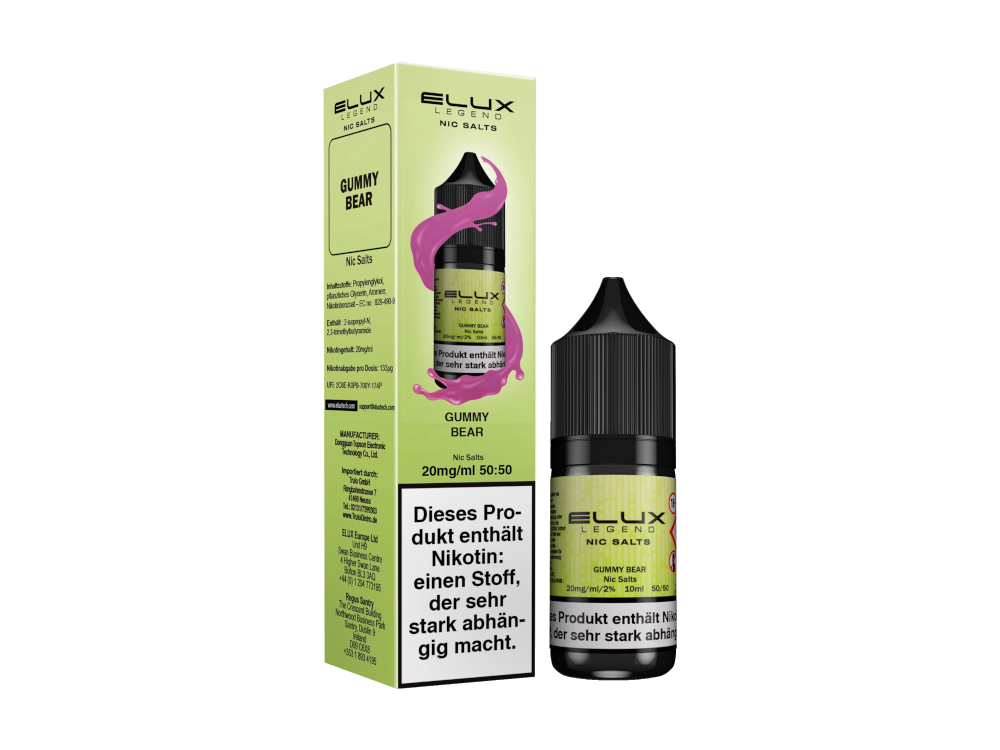 Elux - Gummy Bear - Nikotinsalz Liquid