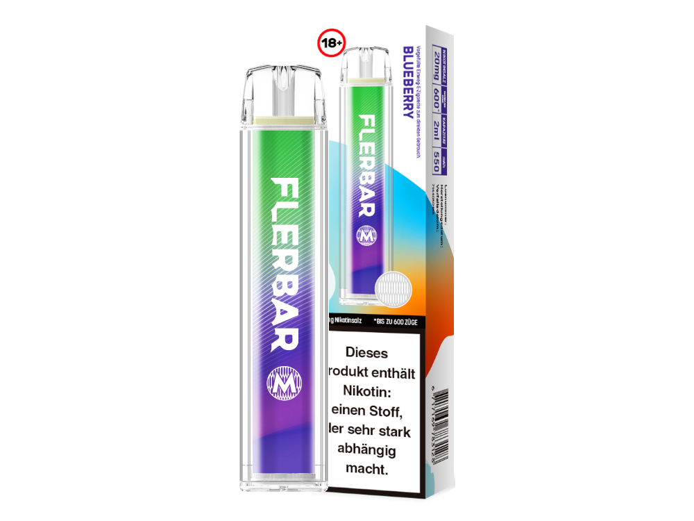 Flerbar - M Einweg E-Zigarette - 20 mg/ml