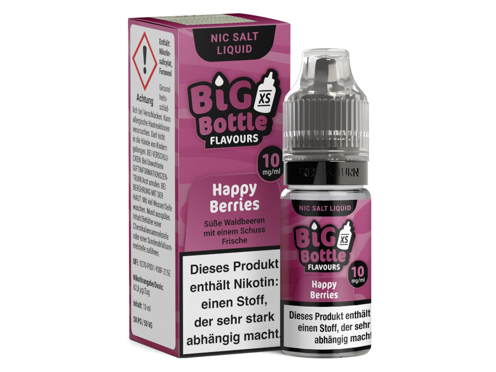 Big Bottle - Happy Berries - Nikotinsalz Liquid