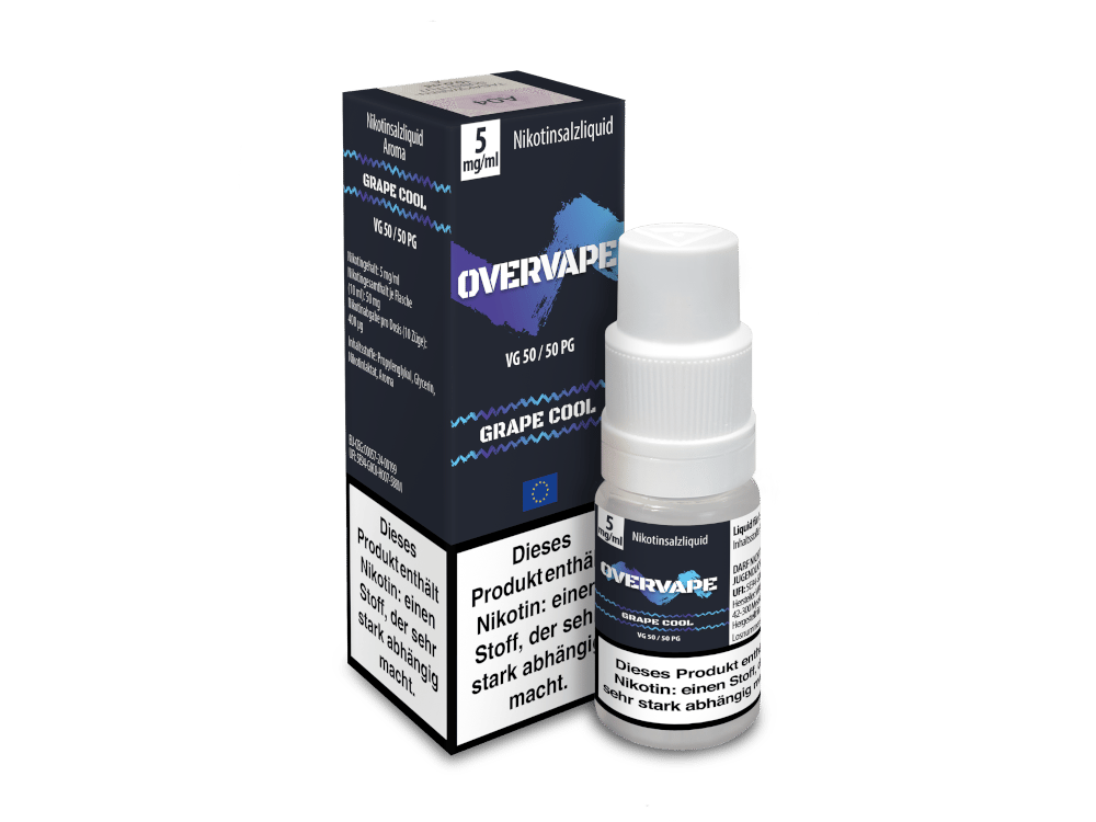 Overvape - Grape Cool - Nikotinsalz Liquid