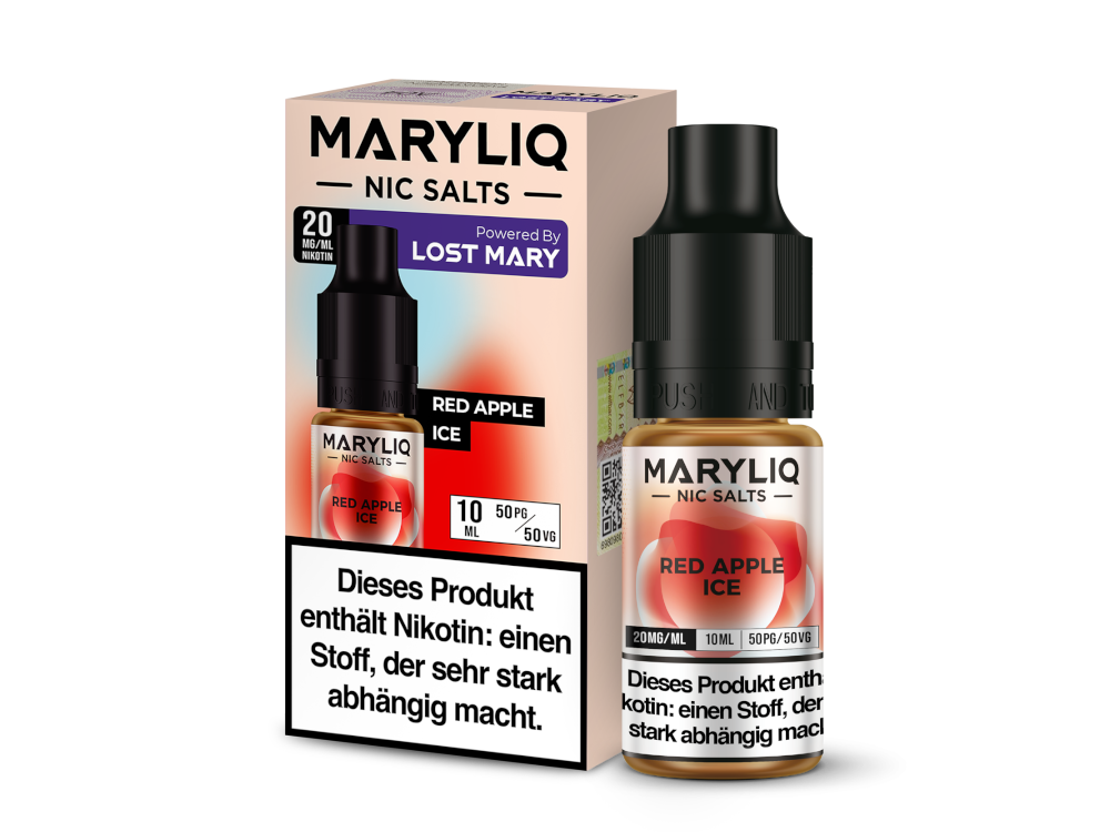 MARYLIQ - Red Apple Ice - Nikotinsalz Liquid