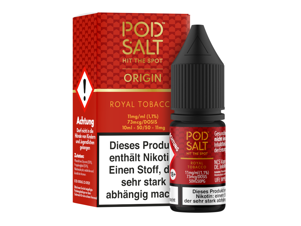 Pod Salt Origin - Royal Tobacco - Nikotinsalz Liquid
