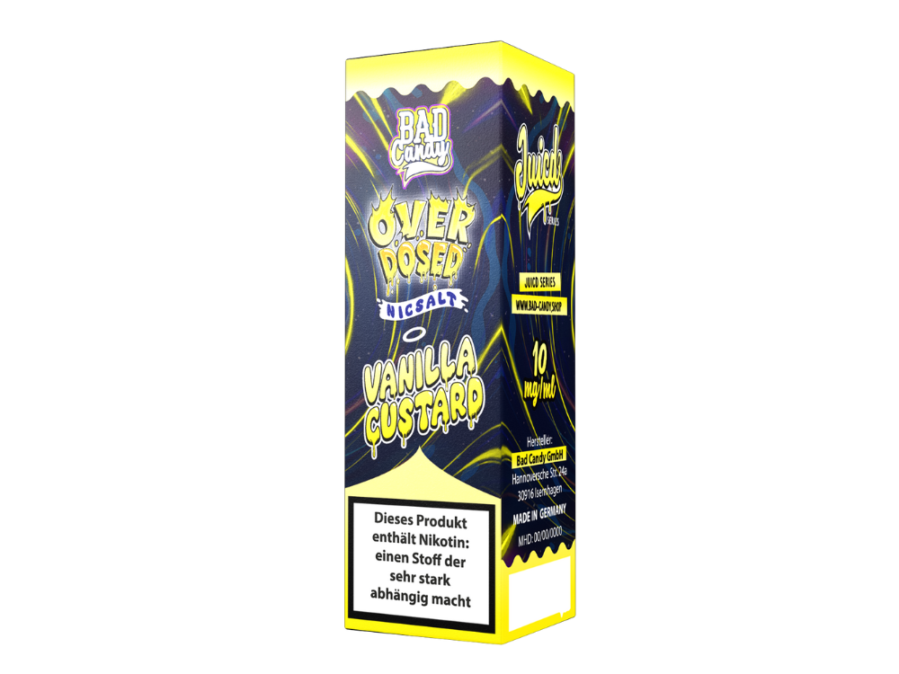 Bad Candy Liquids - Juicd - Overdosed Vanilla Custard - Nikotinsalz Liquid