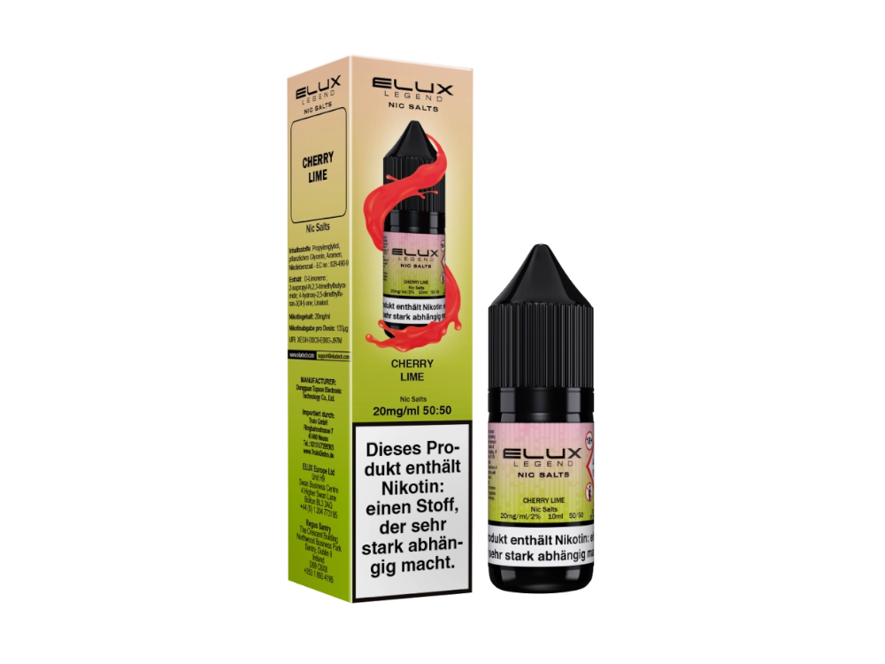Elux - Cherry Lime - Nikotinsalz Liquid