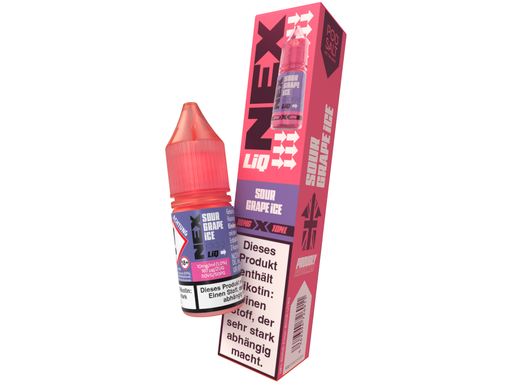 Pod Salt - NexLiq - Sour Grape Ice Nikotinsalz Liquid