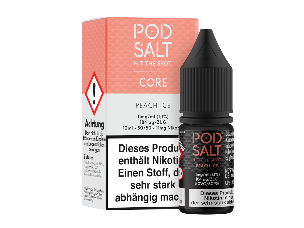 Pod Salt Core - Peach Ice - Nikotinsalz Liquid