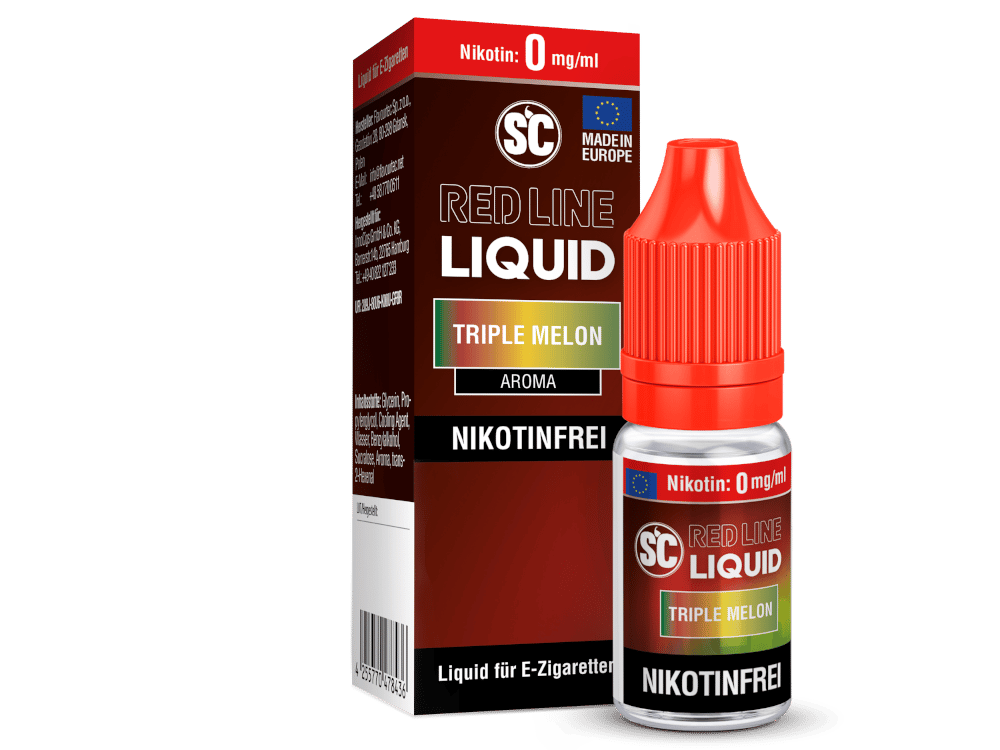 SC - Red Line - Triple Melon - Nikotinsalz Liquid