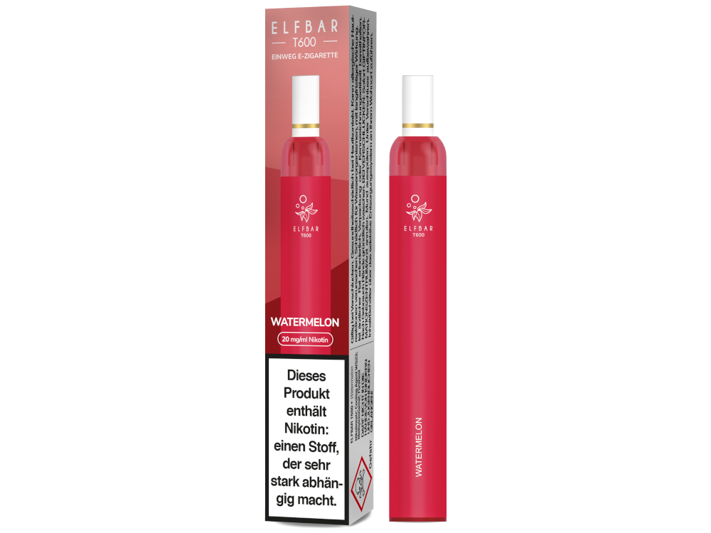 Elfbar - T600 Einweg E-Zigarette - 20 mg/ml