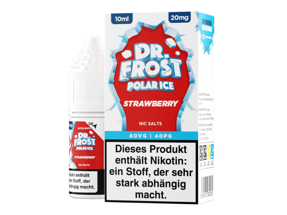 Dr. Frost - Ice Cold - Strawberry - Nikotinsalz Liquid