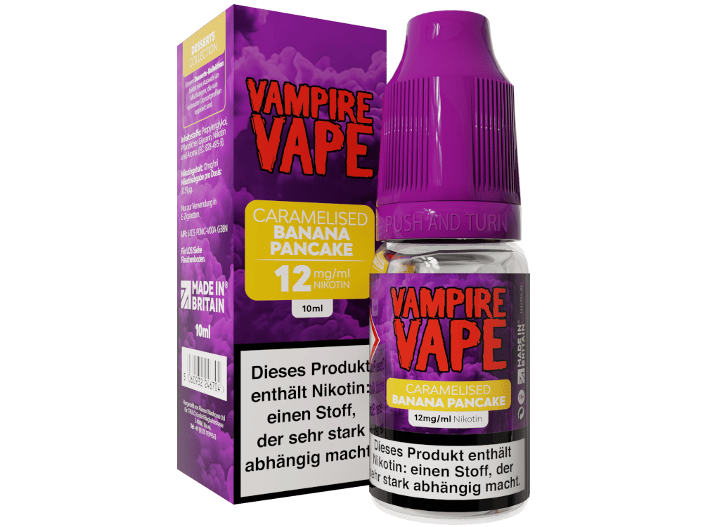 Vampire Vape - Dessert Collection - Caramelised Banana Pancake E-Zigaretten Liquid
