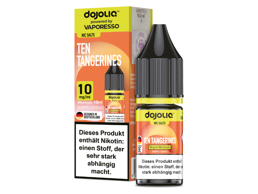 Vaporesso - Dojoliq - Ten Tangerines - Nikotinsalz Liquid