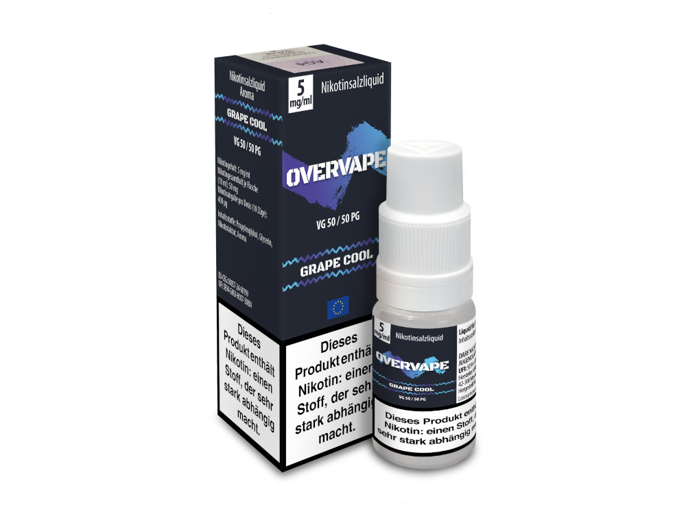 Overvape - Grape Cool - Nikotinsalz Liquid