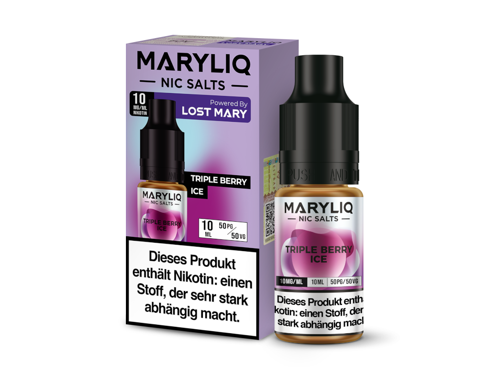 MARYLIQ - Triple Berry Ice - Nikotinsalz Liquid