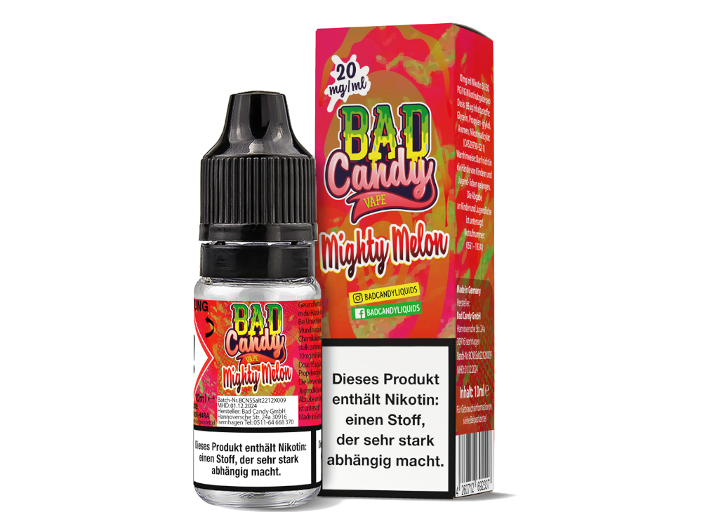 Bad Candy Liquids - Mighty Melon - Nikotinsalz Liquid
