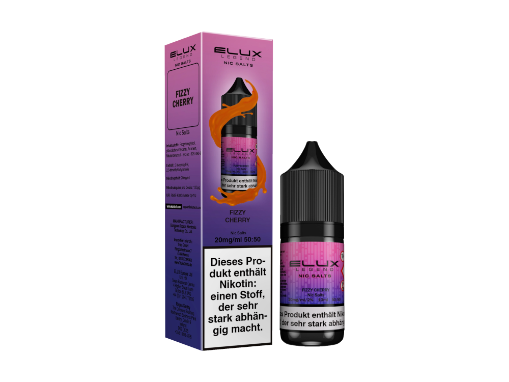 Elux - Fizzy Cherry - Nikotinsalz Liquid