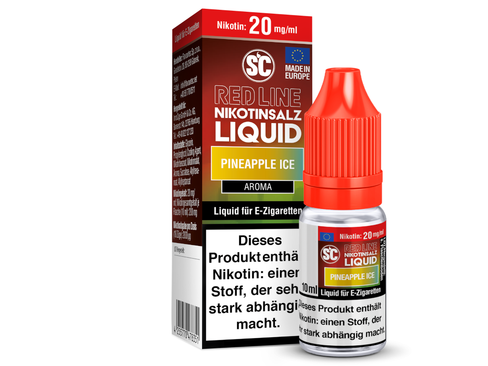 SC - Red Line - Pineapple Ice - Nikotinsalz Liquid