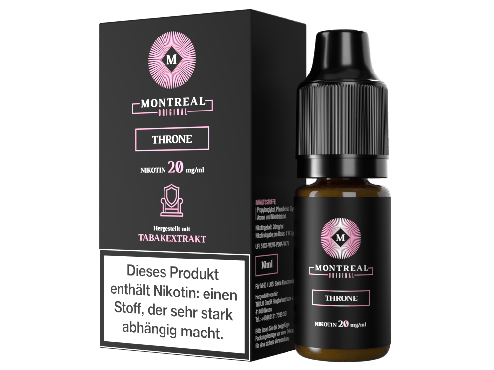 Montreal Original - Throne - Nikotinsalz Liquid