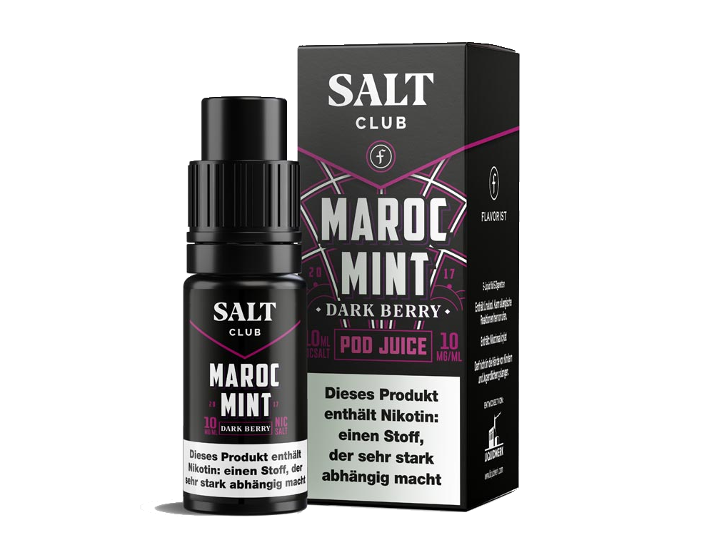Salt Club - Flavorist Maroc Mint - Dark Berry - Nikotinsalz Liquid