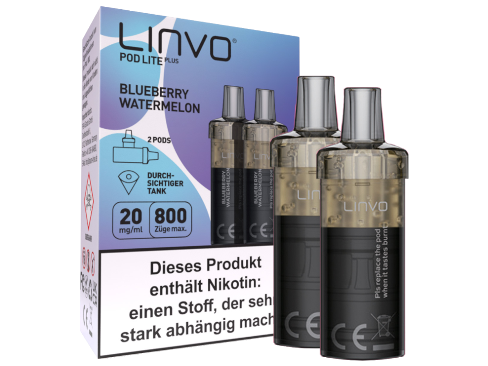 Linvo - Pod Lite Plus Cartridge 20 mg/ml (2 Stück pro Packung)