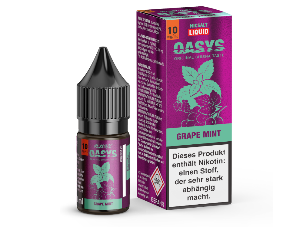 Revoltage - OASYS - Grape Mint - Hybrid Nikotinsalz Liquid