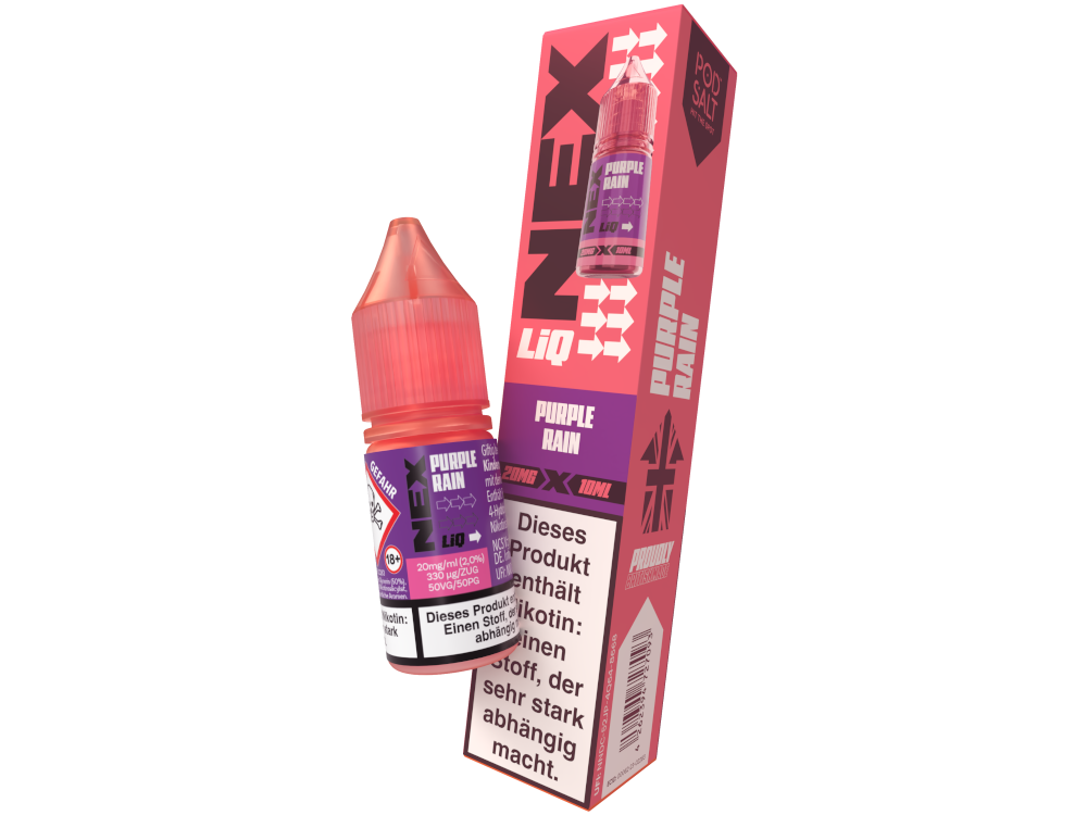 Pod Salt - NexLiq - Purple Rain Nikotinsalz Liquid