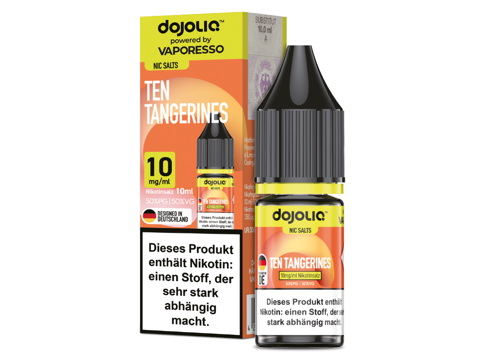 Vaporesso - Dojoliq - Ten Tangerines - Nikotinsalz Liquid