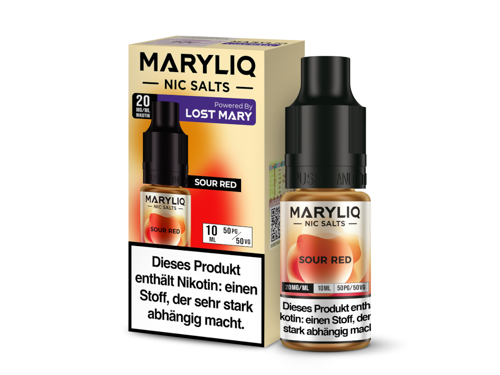 MARYLIQ - Sour Red - Nikotinsalz Liquid