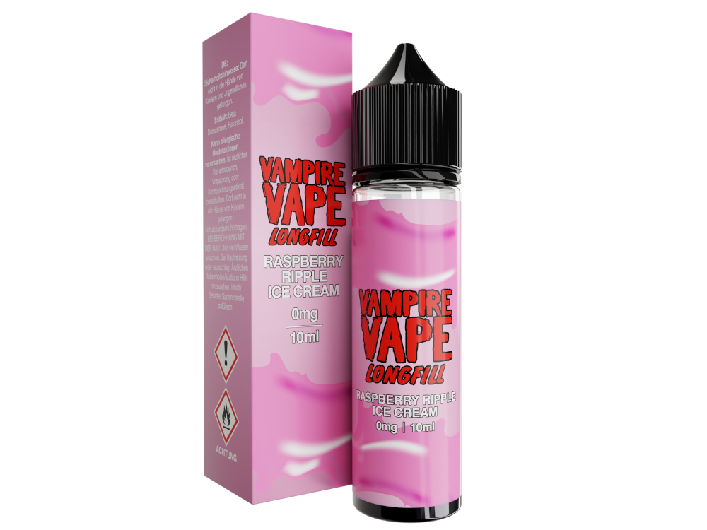 Vampire Vape - Dessert Collection - Aroma Raspberry Ripple Ice Cream 10 ml
