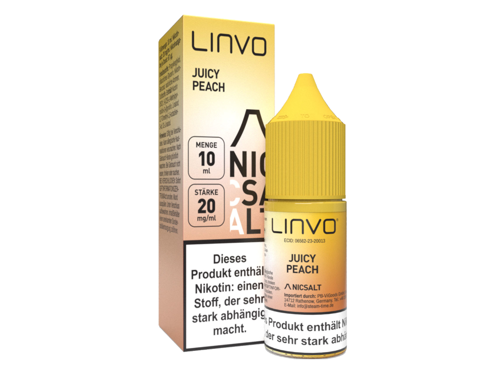 Linvo - Peach Ice - Nikotinsalz Liquid 20 mg/ml