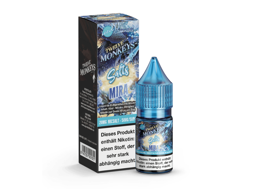 Twelve Monkeys - Iced - Mira - Nikotinsalz Liquid 20 mg/ml