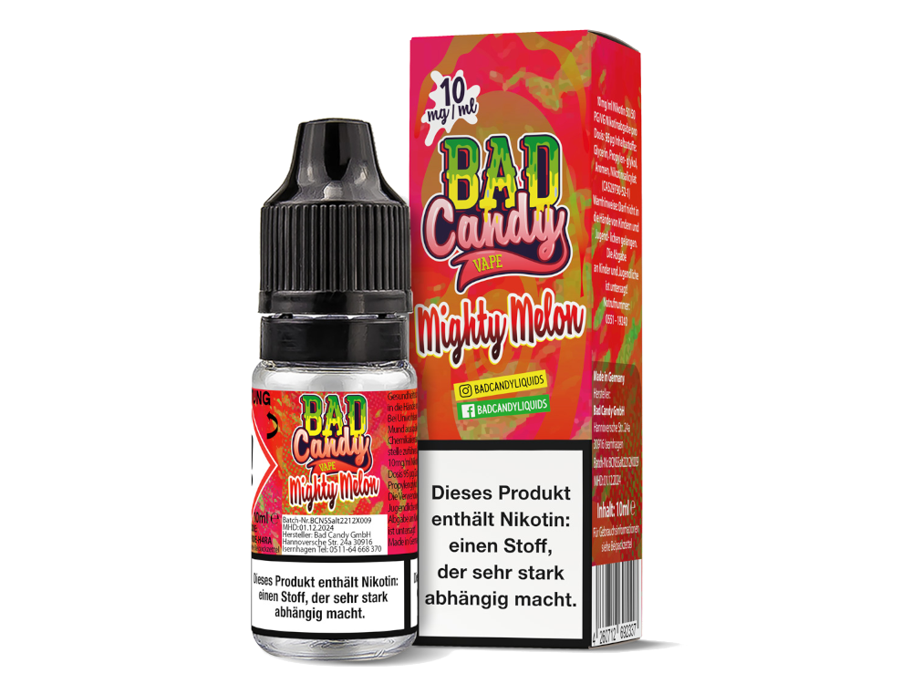 Bad Candy Liquids - Mighty Melon - Nikotinsalz Liquid