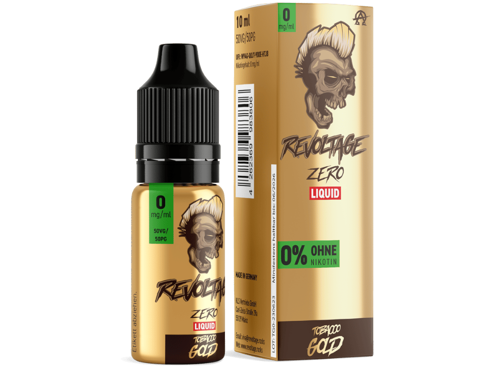 Revoltage - Tobacco Gold - Hybrid Nikotinsalz Liquid 0 mg/ml