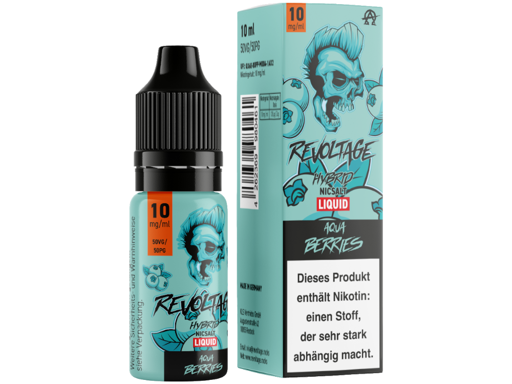 Revoltage - Aqua Berries - Hybrid Nikotinsalz Liquid
