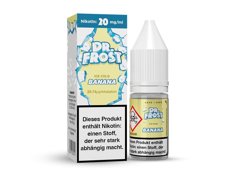 Dr. Frost - Ice Cold - Banana - Nikotinsalz Liquid 20 mg/ml