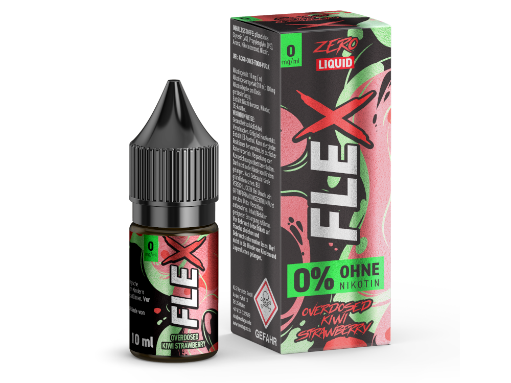 Revoltage - FLEX - Overdosed Kiwi Strawberry - Nikotinsalz Liquid