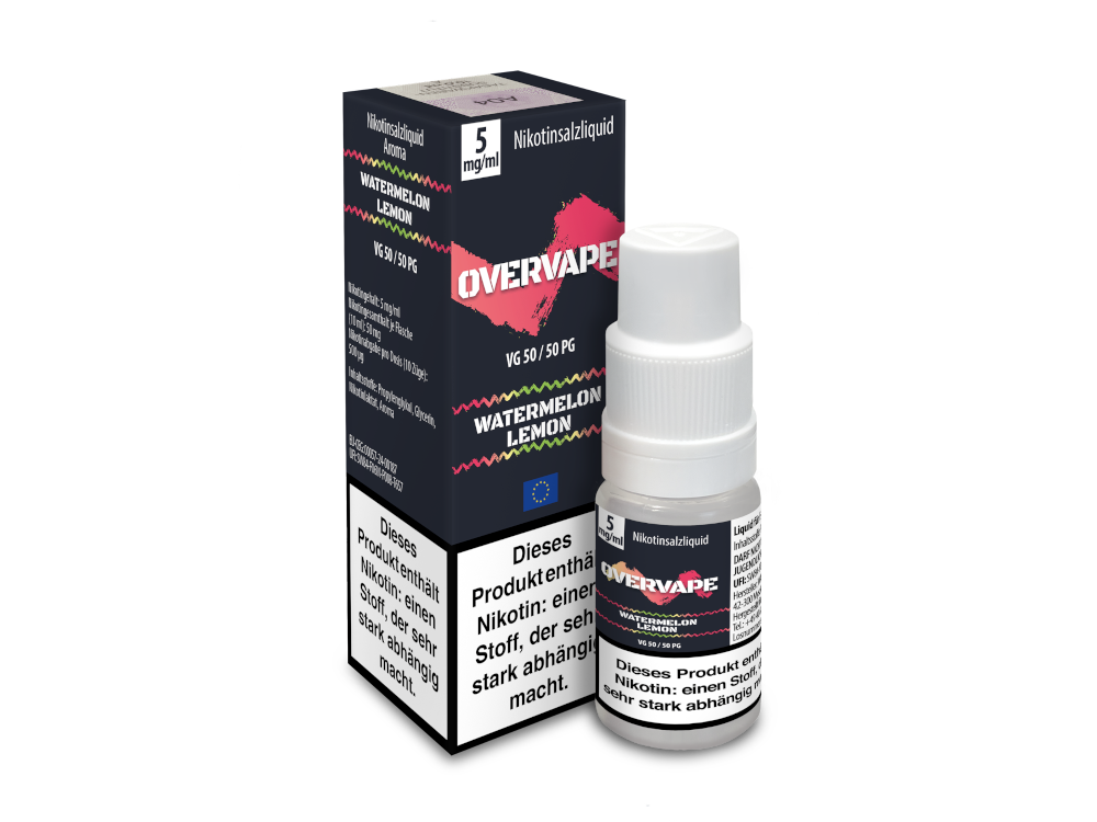 Overvape - Watermelon Lemon - Nikotinsalz Liquid