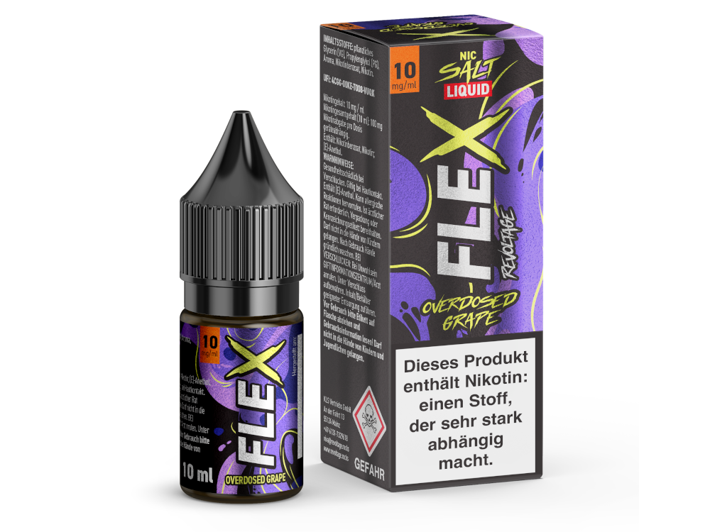 Revoltage - FLEX - Overdosed Grape - Nikotinsalz Liquid