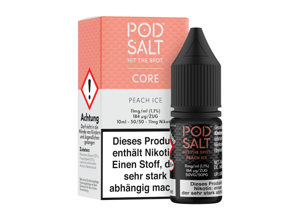Pod Salt Core - Peach Ice - Nikotinsalz Liquid