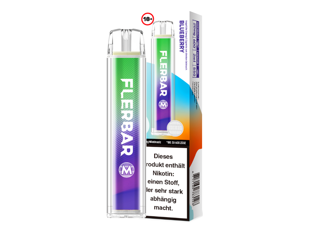 Flerbar - M Einweg E-Zigarette - 20 mg/ml