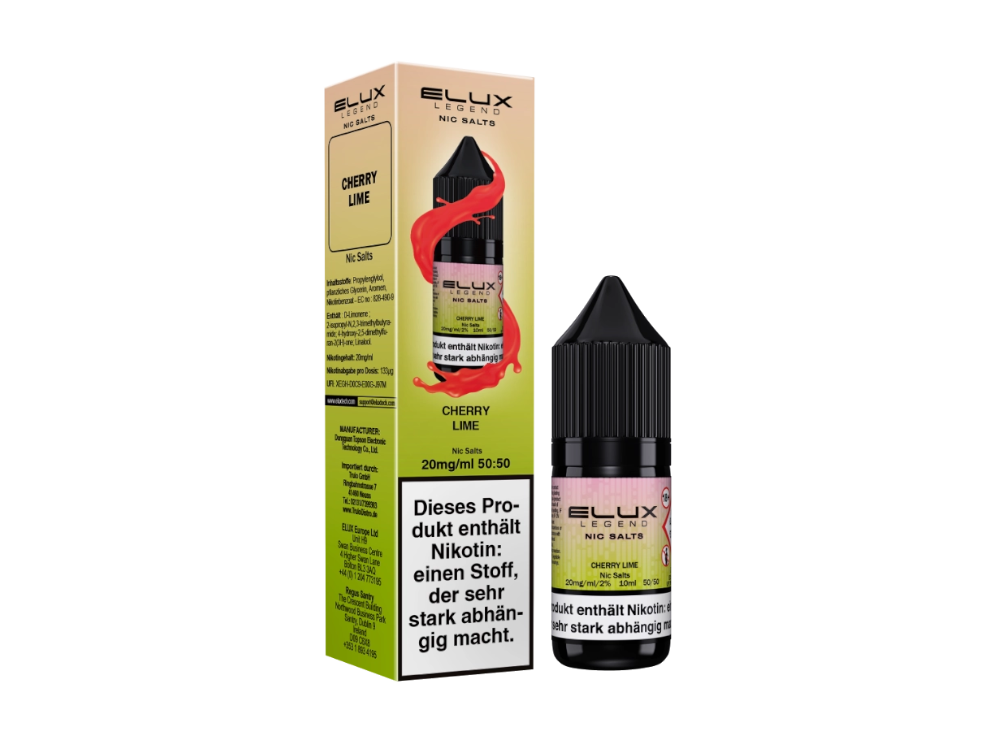 Elux - Cherry Lime - Nikotinsalz Liquid