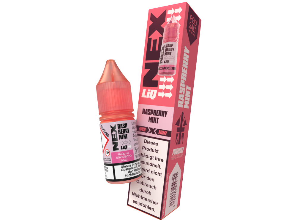 Pod Salt - NexLiq - Raspberry Mint Nikotinsalz Liquid
