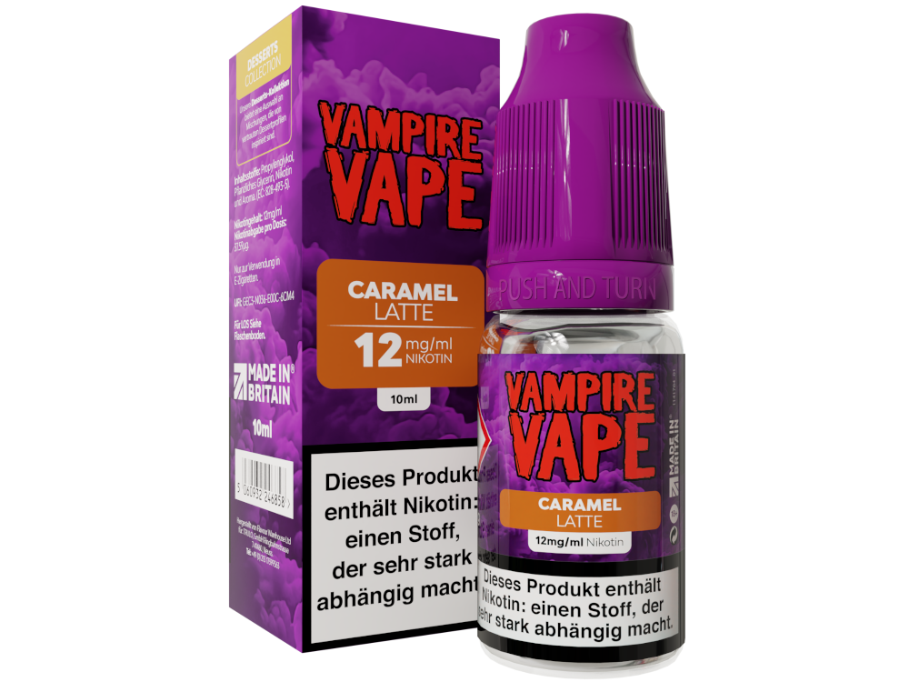Vampire Vape - Dessert Collection - Caramel Latte E-Zigaretten Liquid